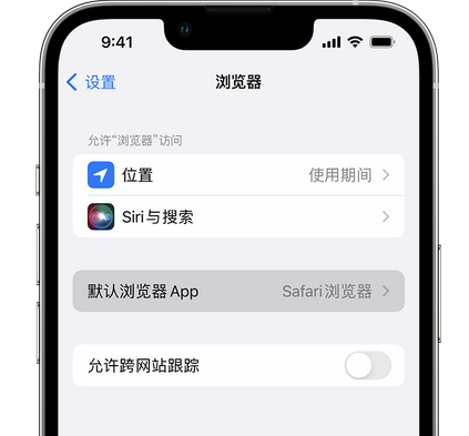 龙马潭苹果手机维修店分享如何在iPhone上设置默认浏览器 